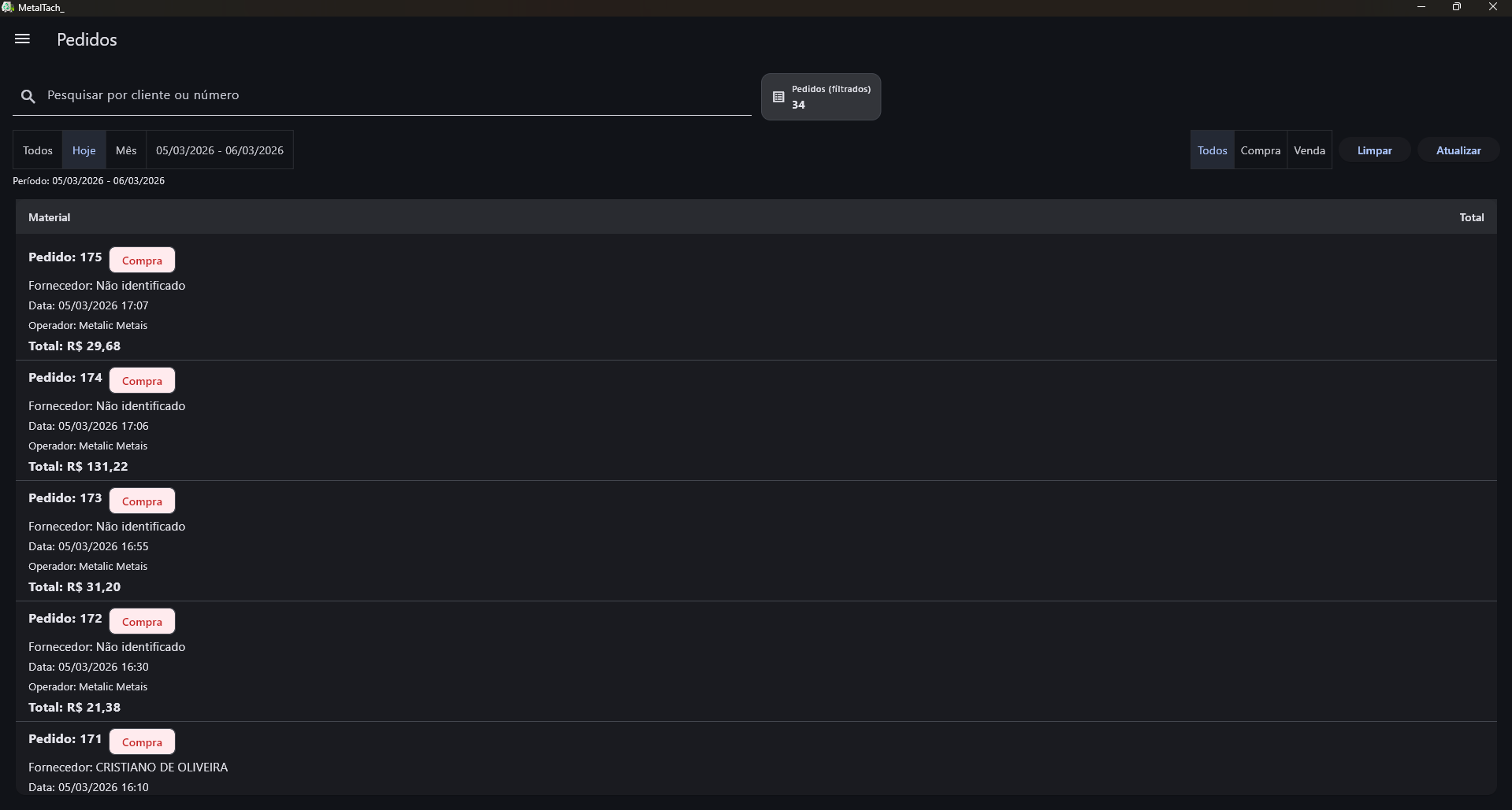 Clientes – MetalTech_